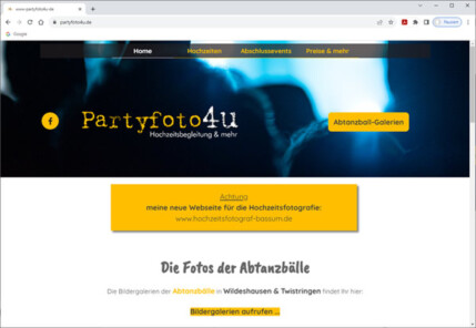 Partyfoto4u, Hochzeits- und Eventfotografie, Bassum